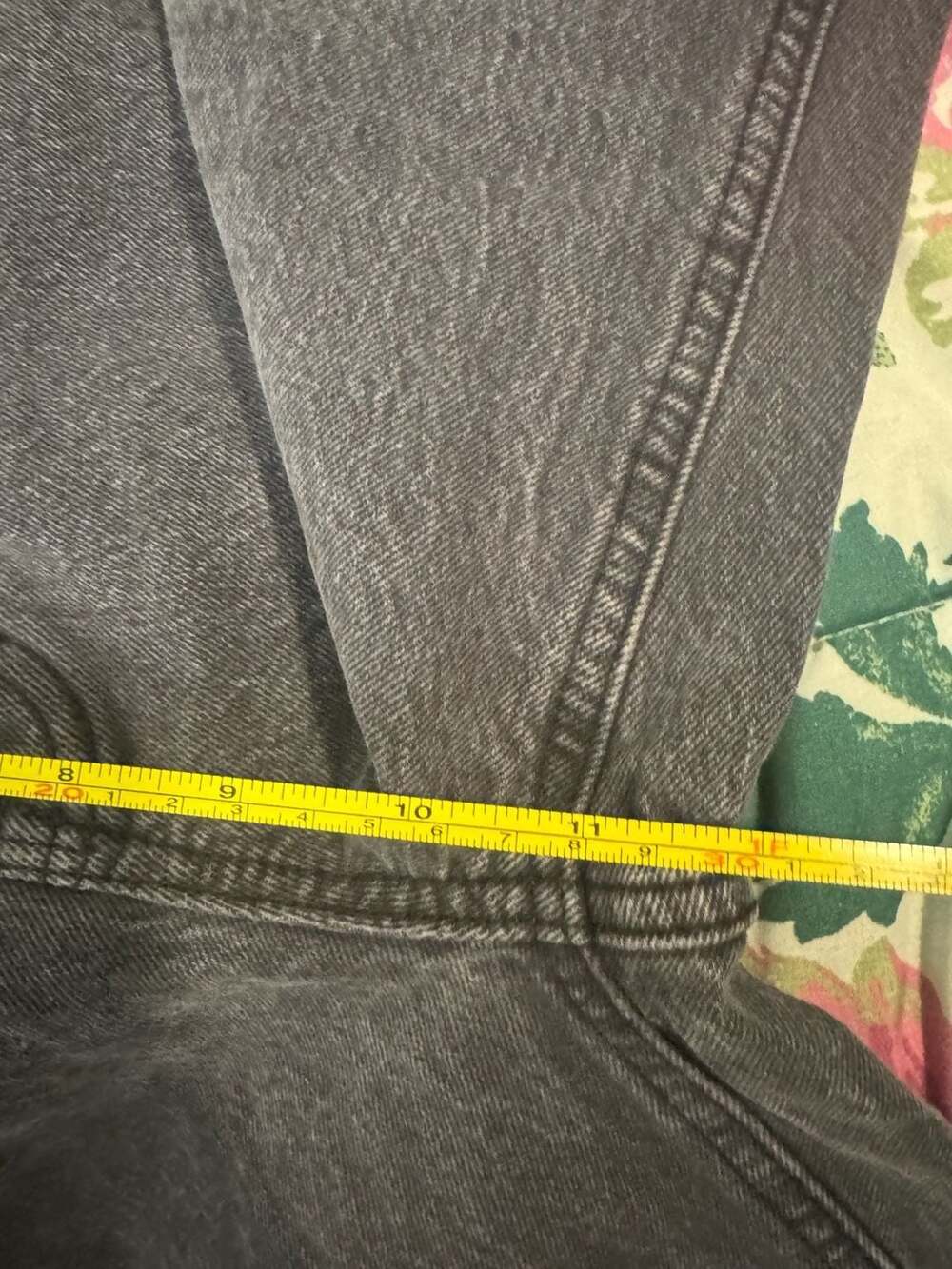 PacSun Stretch Crop Boot High Rise Jeans in Washed Black - Picture 6 of 7